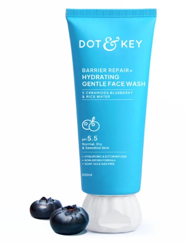 DOT & KEY Barrier Repair + Hydrating Gentle Face Wash – 100ml